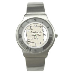 Mathx Stainless Steel Watch