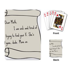 Mathx Playing Card