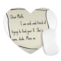 Mathx Heart Mousepads