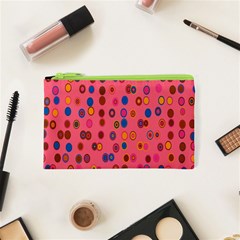 Circles Abstract Circle Colors Cosmetic Bag (xs) by Nexatart