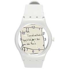 Mathx Round Plastic Sport Watch (m) by athenastemple