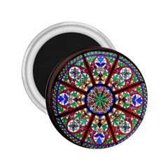 Church Window Window Rosette 2 25  Magnets