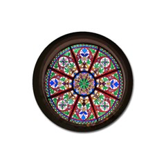 Church Window Window Rosette Magnet 3  (round) by Nexatart