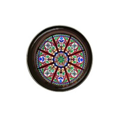 Church Window Window Rosette Hat Clip Ball Marker (4 Pack) by Nexatart