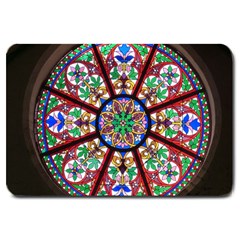 Church Window Window Rosette Large Doormat 