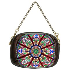 Church Window Window Rosette Chain Purses (one Side)  by Nexatart