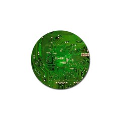 Circuit Board Golf Ball Marker by Nexatart