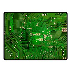 Circuit Board Fleece Blanket (small)