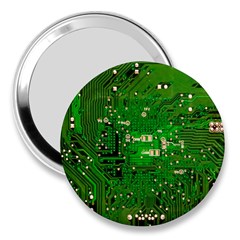 Circuit Board 3  Handbag Mirrors