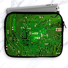 Circuit Board Apple Ipad 2/3/4 Zipper Cases by Nexatart