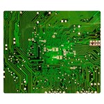 Circuit Board Double Sided Flano Blanket (Small)  50 x40  Blanket Back