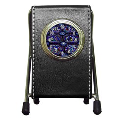 Church Window Canterbury Pen Holder Desk Clocks by Nexatart