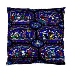 Church Window Canterbury Standard Cushion Case (one Side) by Nexatart