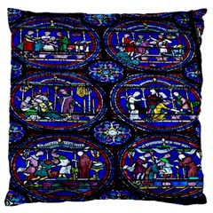 Church Window Canterbury Standard Flano Cushion Case (one Side) by Nexatart