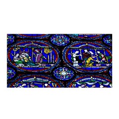 Church Window Canterbury Satin Wrap by Nexatart