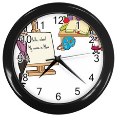 Mom Wall Clocks (black) by athenastemple