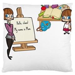 Mom Large Cushion Case (two Sides)