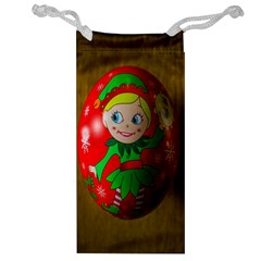 Christmas Wreath Ball Decoration Jewelry Bag by Nexatart