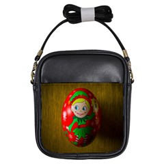 Christmas Wreath Ball Decoration Girls Sling Bags by Nexatart