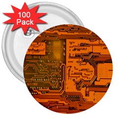 Circuit 3  Buttons (100 Pack)  by Nexatart