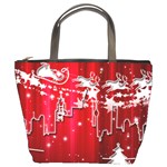 City Nicholas Reindeer View Bucket Bags Front