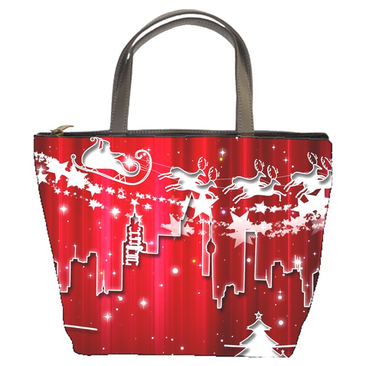 City Nicholas Reindeer View Bucket Bags