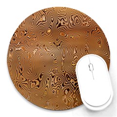 Circuit Board Pattern Round Mousepads by Nexatart