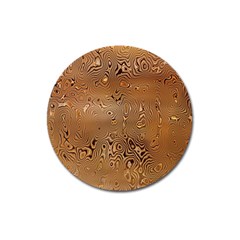 Circuit Board Pattern Magnet 3  (round) by Nexatart