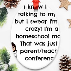 Parentteacher Ornament (oval)