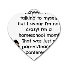 Parentteacher Dog Tag Heart (one Side) by athenastemple