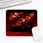 City Silhouette Christmas Star Large Mousepads Front