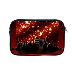 City Silhouette Christmas Star Apple Macbook Pro 13  Zipper Case