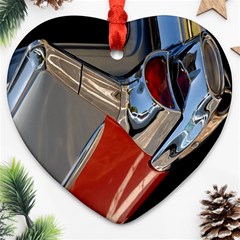 Classic Car Design Vintage Restored Ornament (heart) by Nexatart