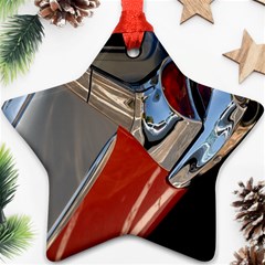 Classic Car Design Vintage Restored Ornament (star) by Nexatart