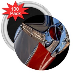 Classic Car Design Vintage Restored 3  Magnets (100 Pack)