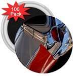 Classic Car Design Vintage Restored 3  Magnets (100 pack) Front