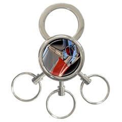 Classic Car Design Vintage Restored 3-ring Key Chains by Nexatart