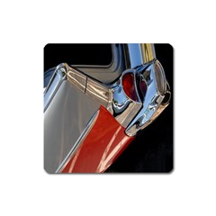 Classic Car Design Vintage Restored Square Magnet by Nexatart