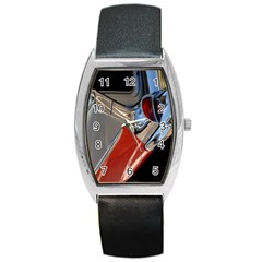 Classic Car Design Vintage Restored Barrel Style Metal Watch