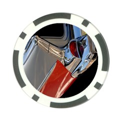 Classic Car Design Vintage Restored Poker Chip Card Guard by Nexatart