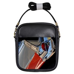 Classic Car Design Vintage Restored Girls Sling Bags by Nexatart