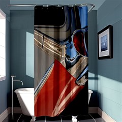 Classic Car Design Vintage Restored Shower Curtain 36  X 72  (stall)  by Nexatart