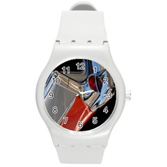 Classic Car Design Vintage Restored Round Plastic Sport Watch (m)