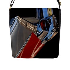 Classic Car Design Vintage Restored Flap Messenger Bag (l)  by Nexatart