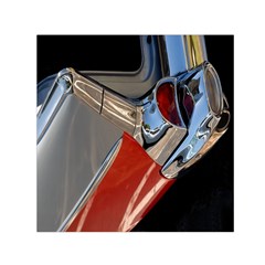 Classic Car Design Vintage Restored Small Satin Scarf (square) by Nexatart