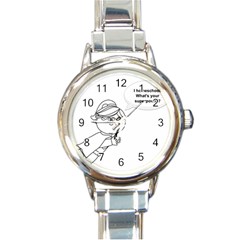 Super Round Italian Charm Watch