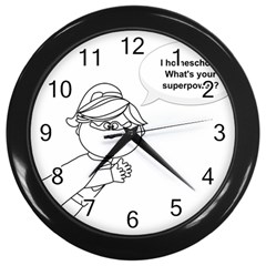 Super Wall Clocks (black) by athenastemple