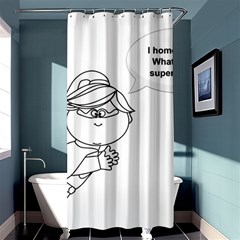 Super Shower Curtain 36  X 72  (stall) 