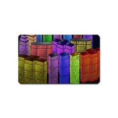 City Metropolis Sea Of Light Magnet (Name Card)