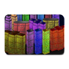 City Metropolis Sea Of Light Plate Mats